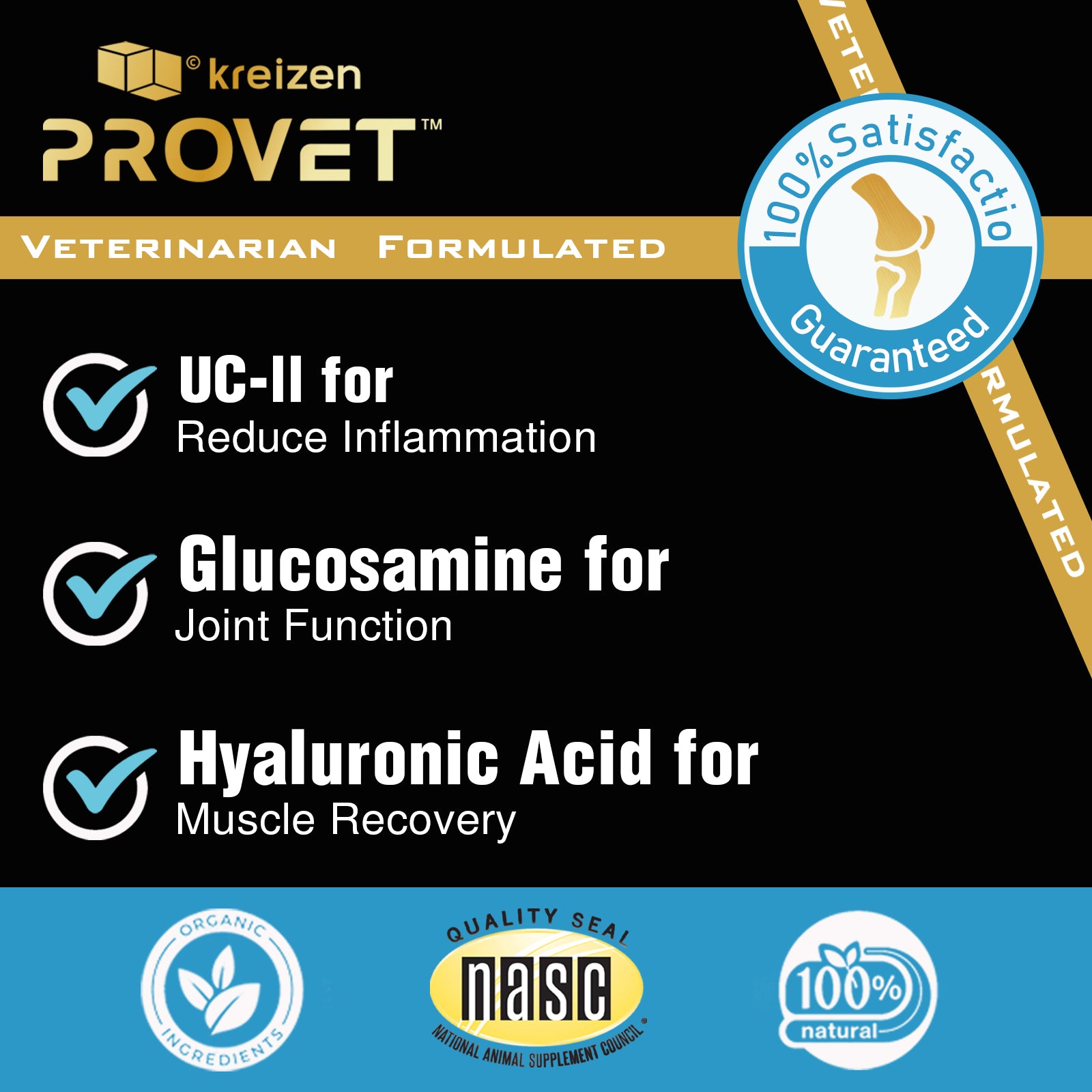 Advanced Joint Support with Undenatured Collagen Type II for Dogs