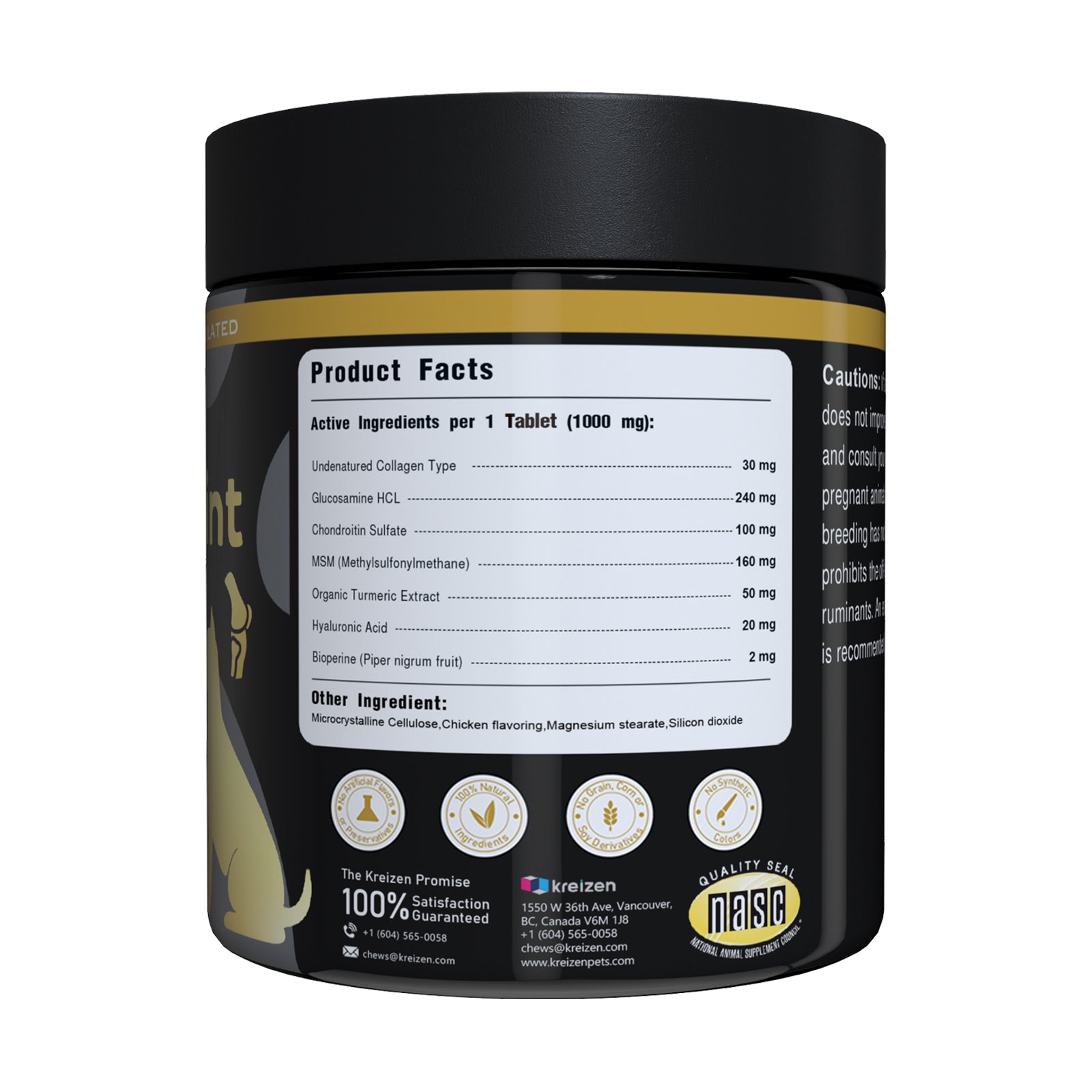 Advanced Joint Support with Undenatured Collagen Type II for Dogs