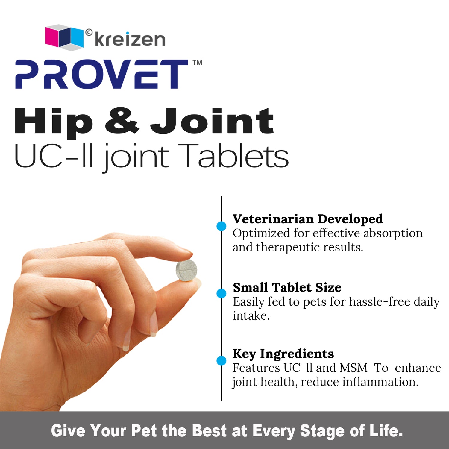 Advanced Joint Support with Undenatured Collagen Type II for Dogs